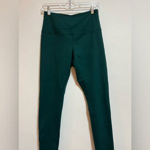 Green Zella High rise leggings, size M